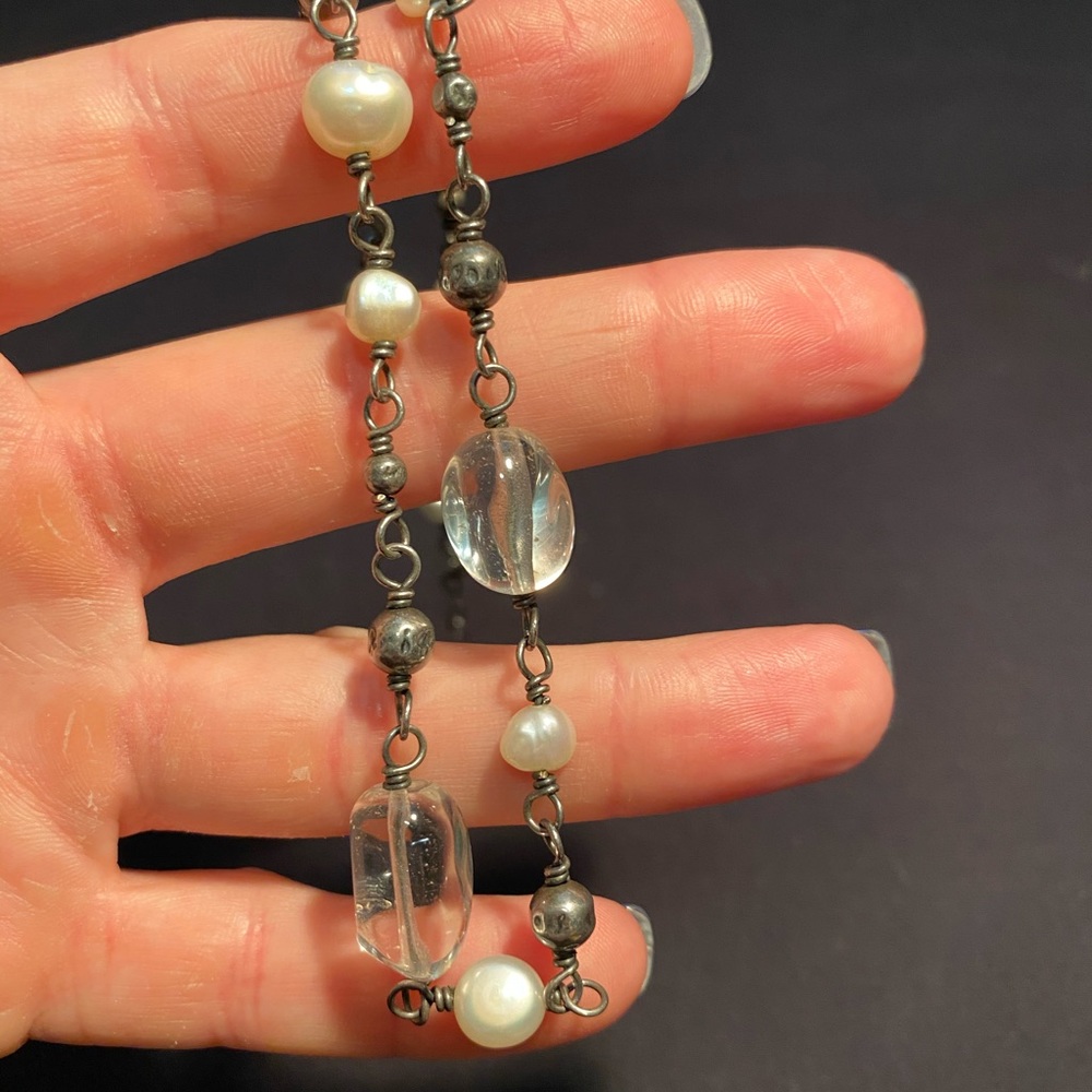 Silpada Pearl & Crystal Necklace